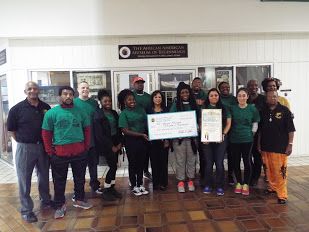 Group photo with certificates
